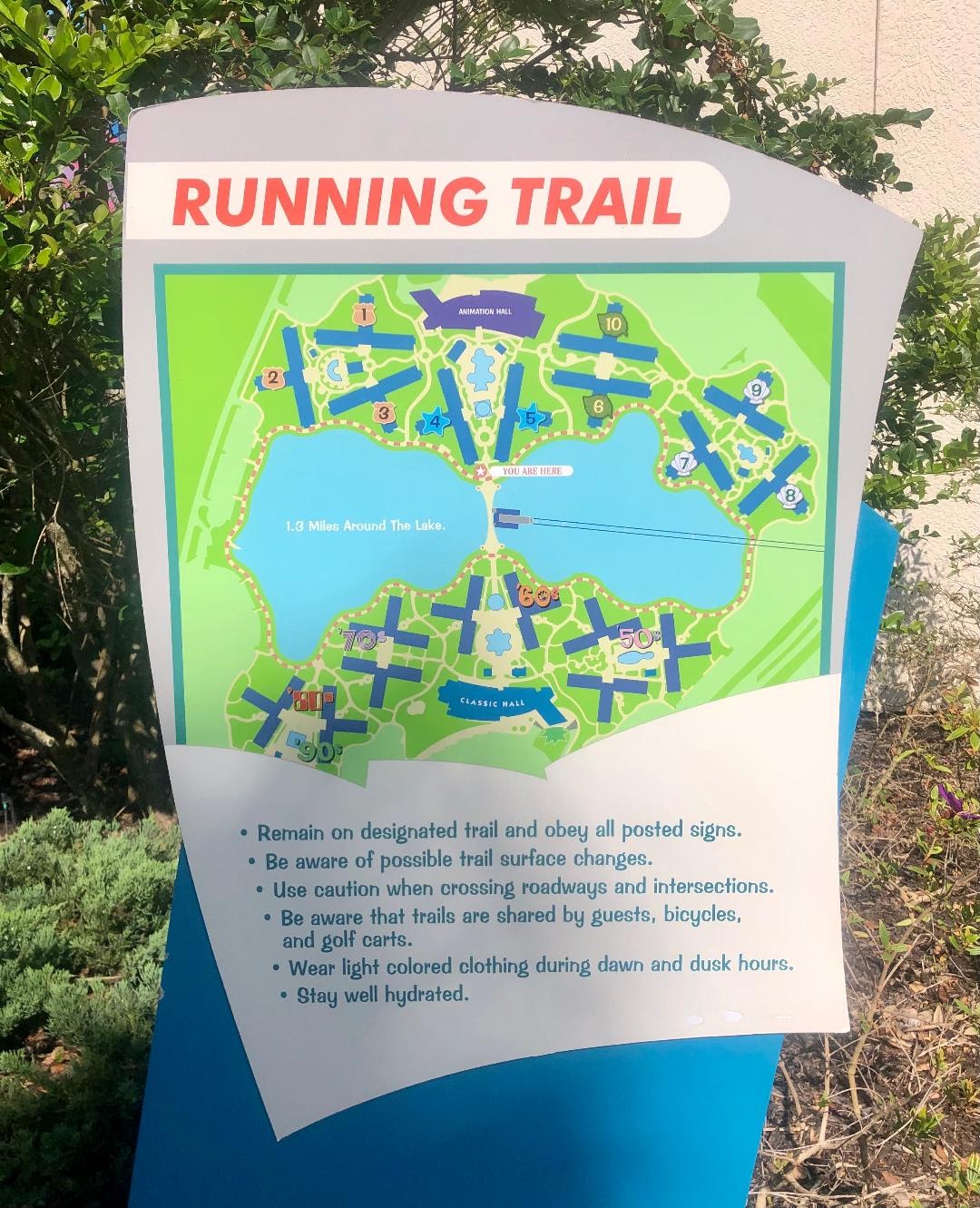 Running on Disney Property