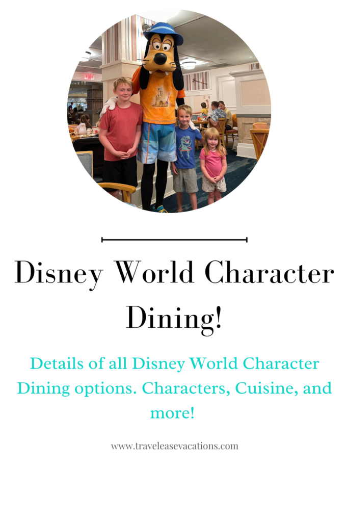 Disney World Character Dining