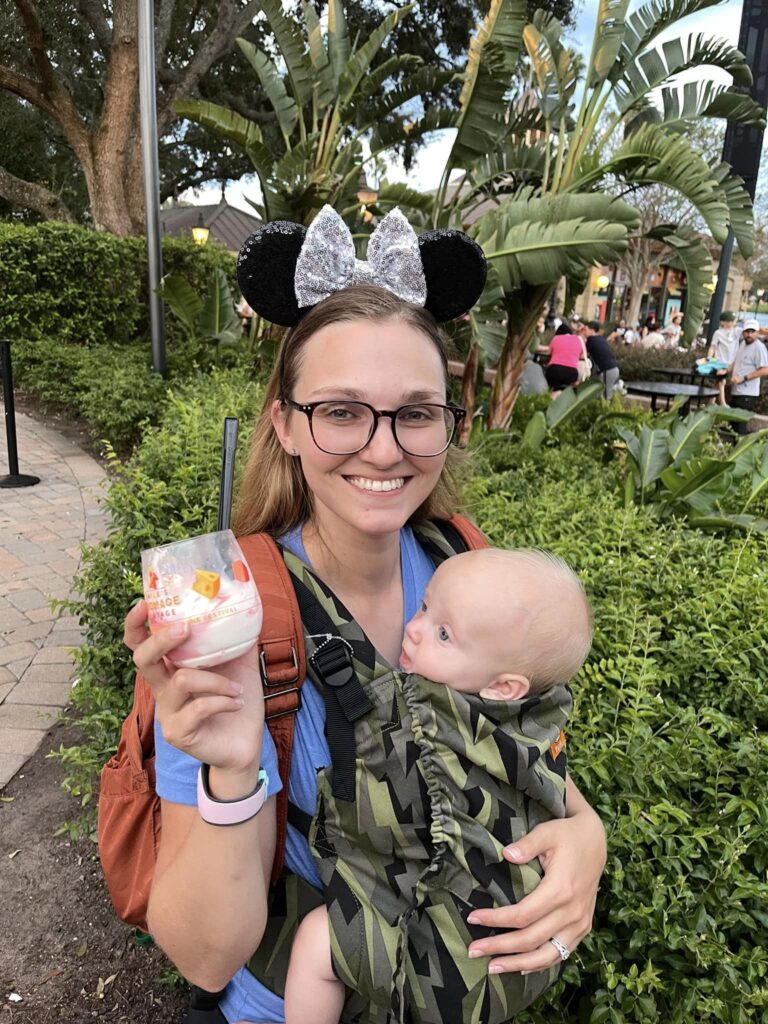 Baby Wearing at Disney