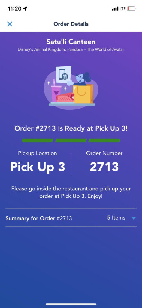 Mobile Ordering Meals